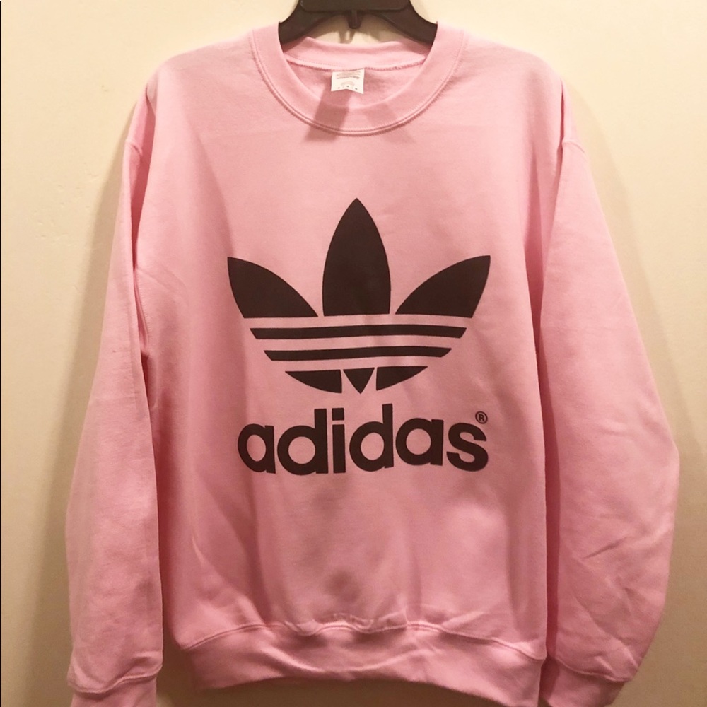 Pink adidas sweatshirt!